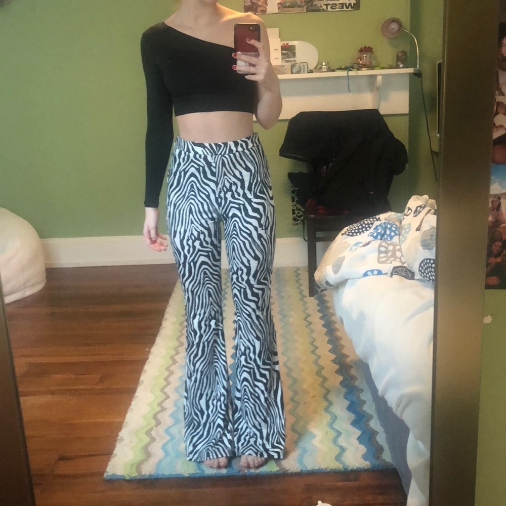 zebra pants